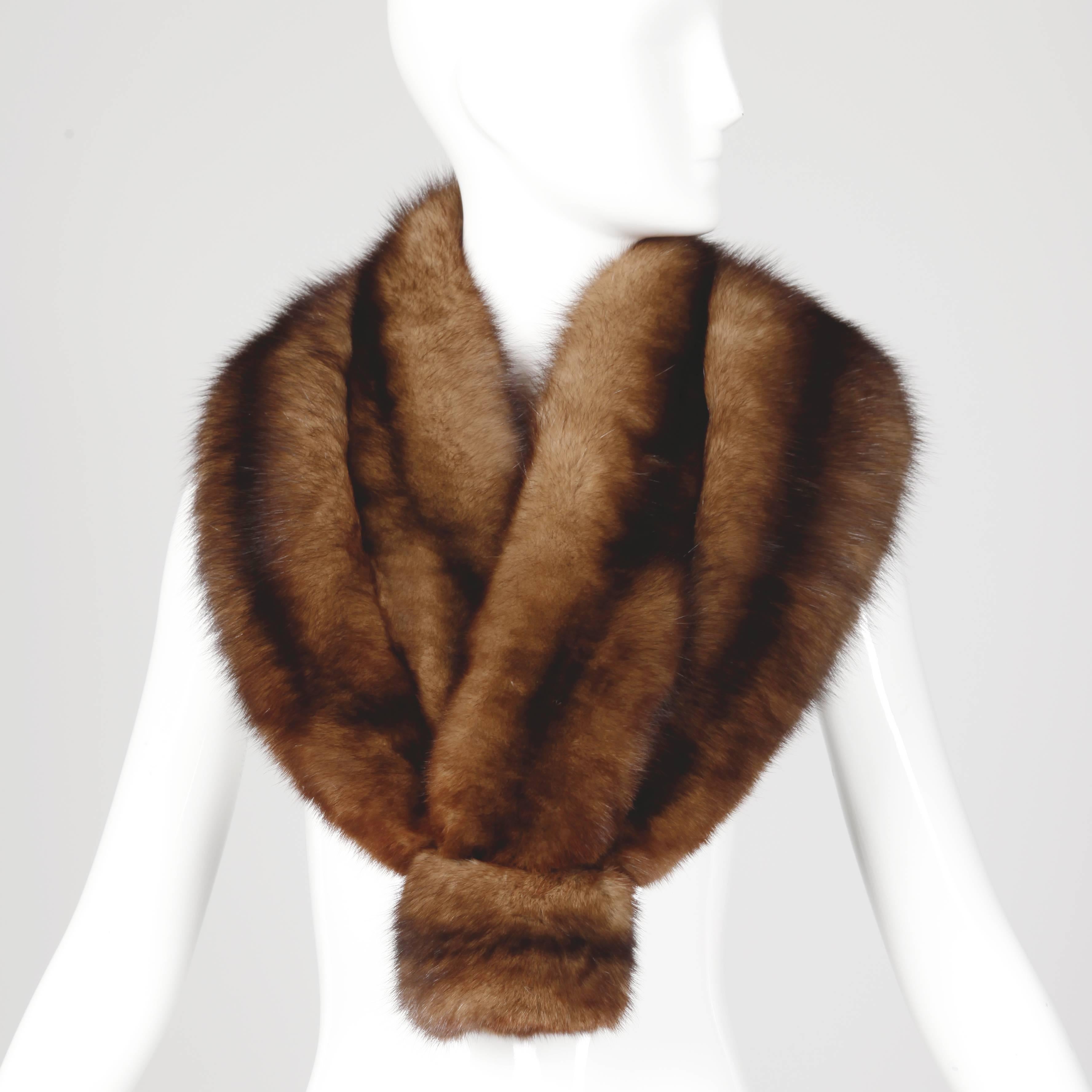 russian sable stole