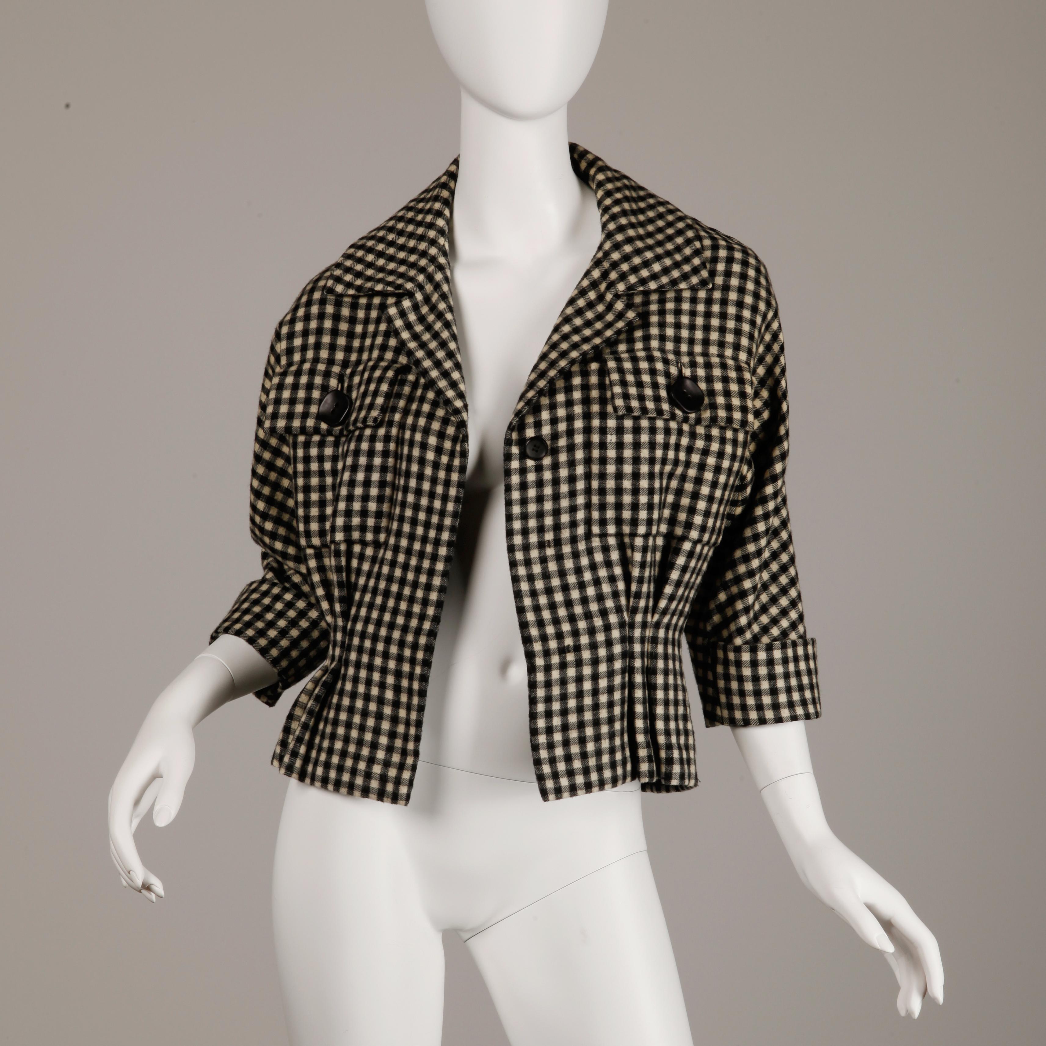 1950s Bud Kilpatrick Vintage Wool Plaid Jacket 7