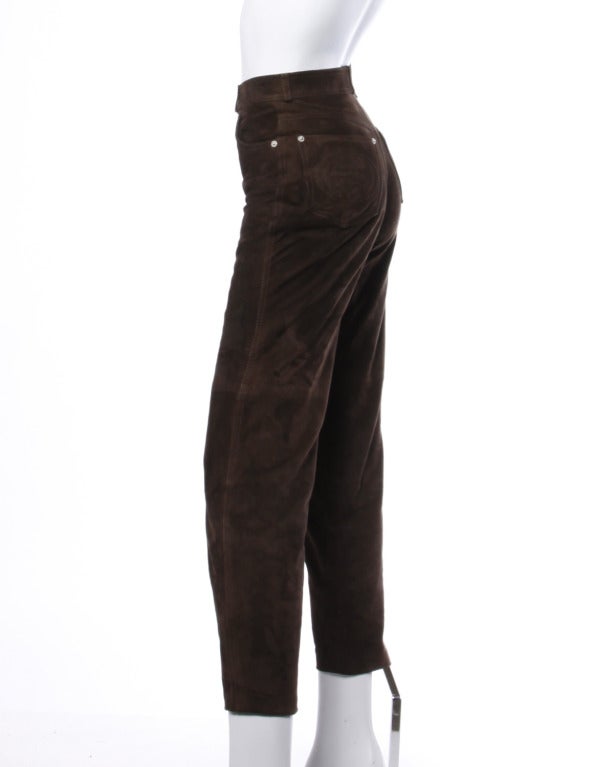 vintage suede pants