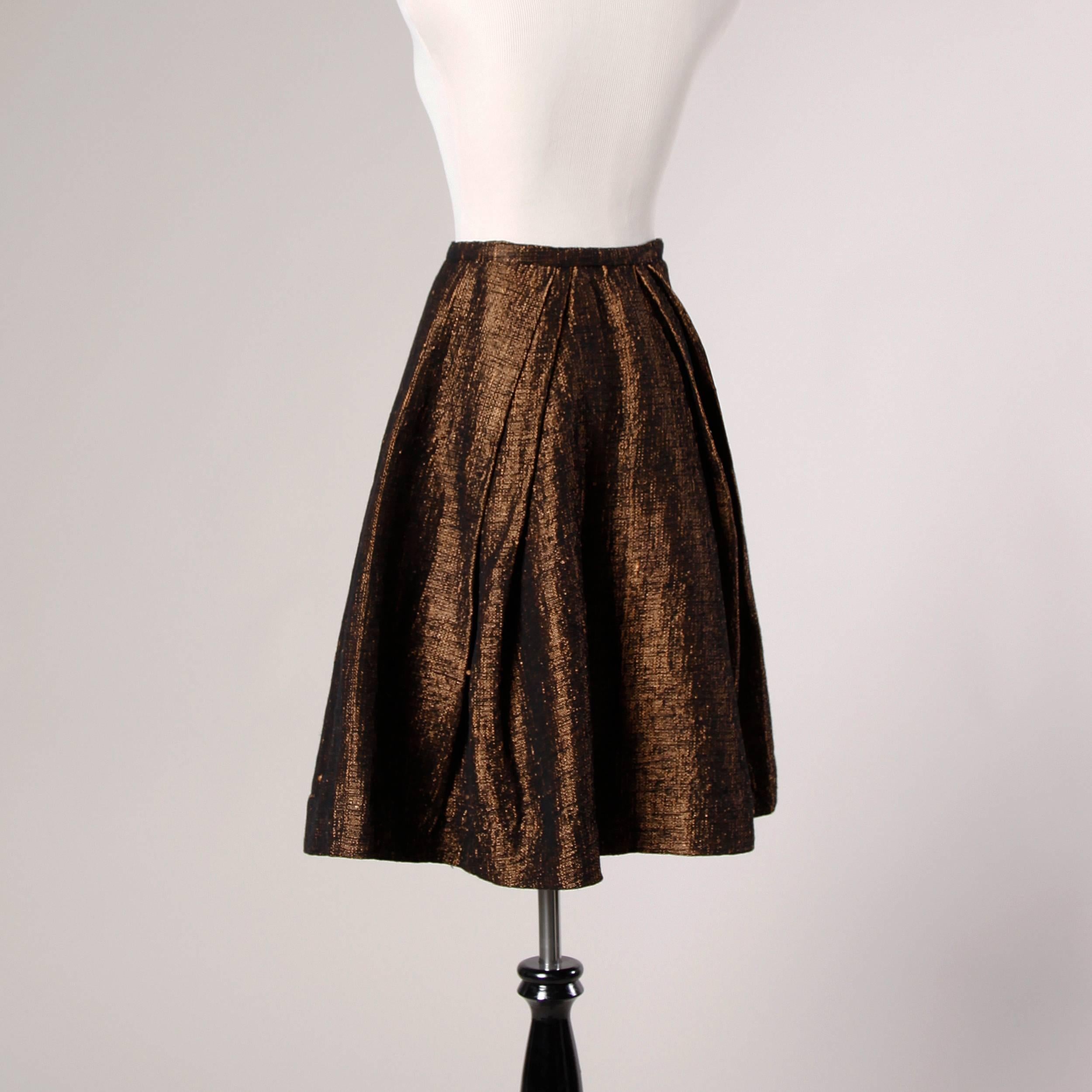 1950s pleated skirt