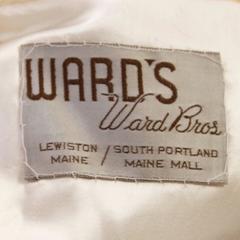 1970s Vintage White Shaggy Mongolian Lamb Fur Full-Length Coat