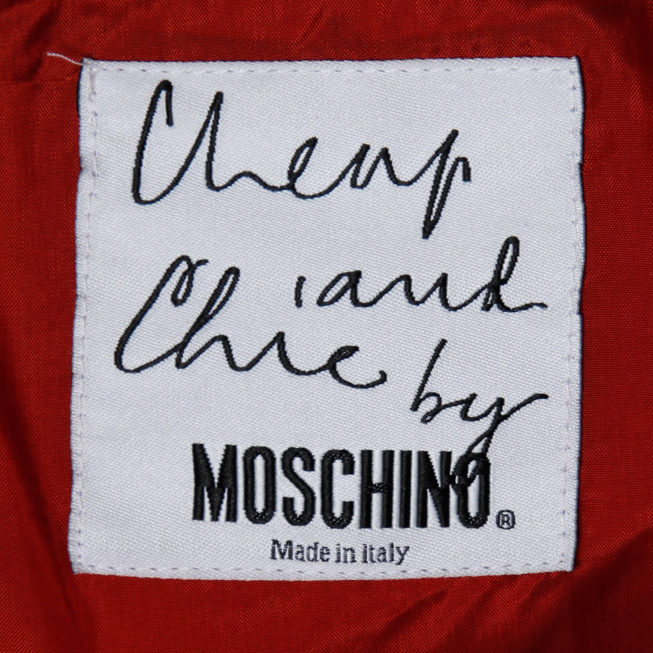 moschino color block jacket