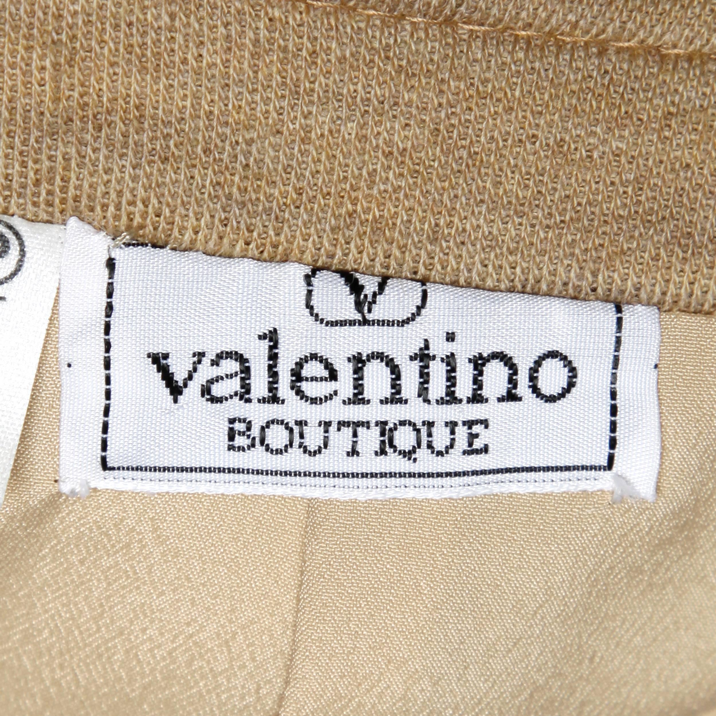 Valentino Vintage Wool Pleated Blazer Jacket In Excellent Condition In Sparks, NV