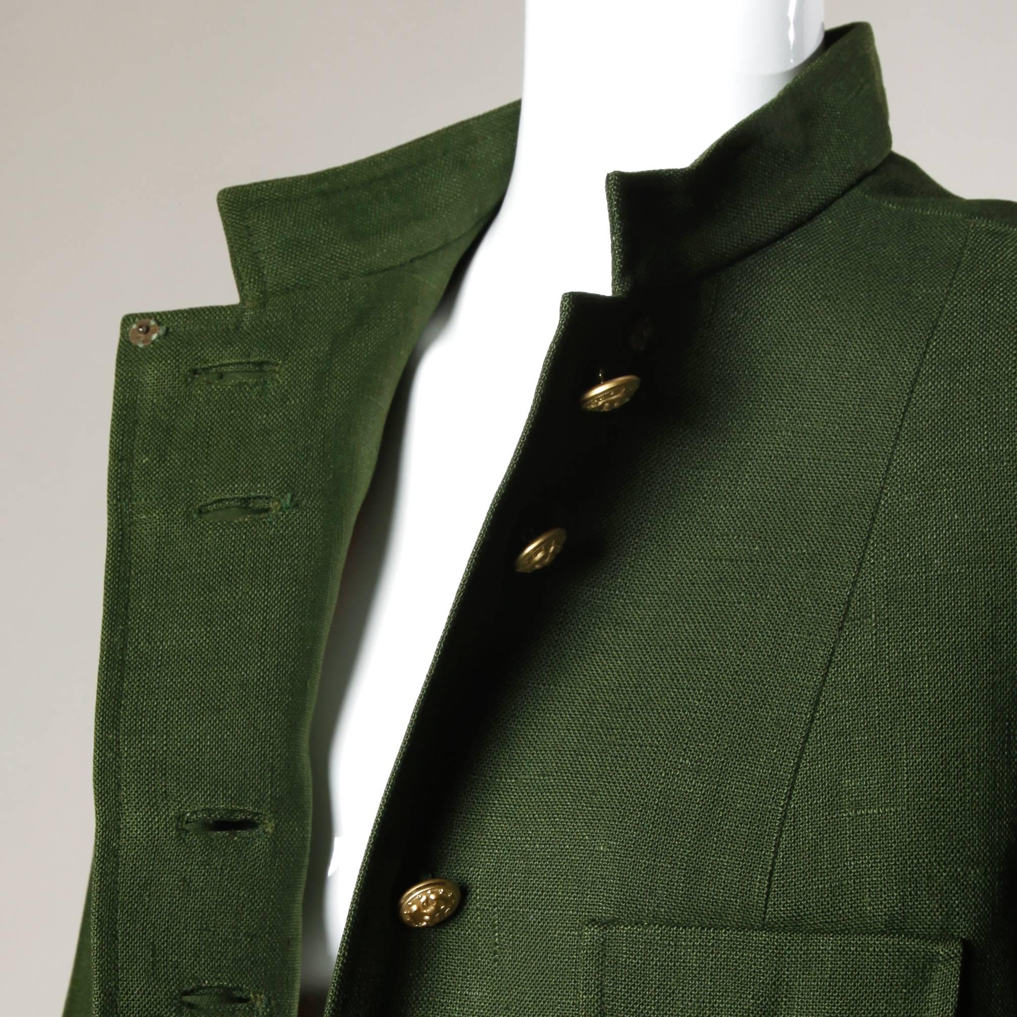 olive drab military jacket