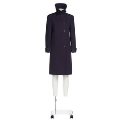 CÉLINE BY PHOEBE PHILO FW 10 Iconic coat with an asymmetrical closure
