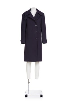 CÉLINE BY PHOEBE PHILO FW 10 Iconic coat with an asymmetrical closure