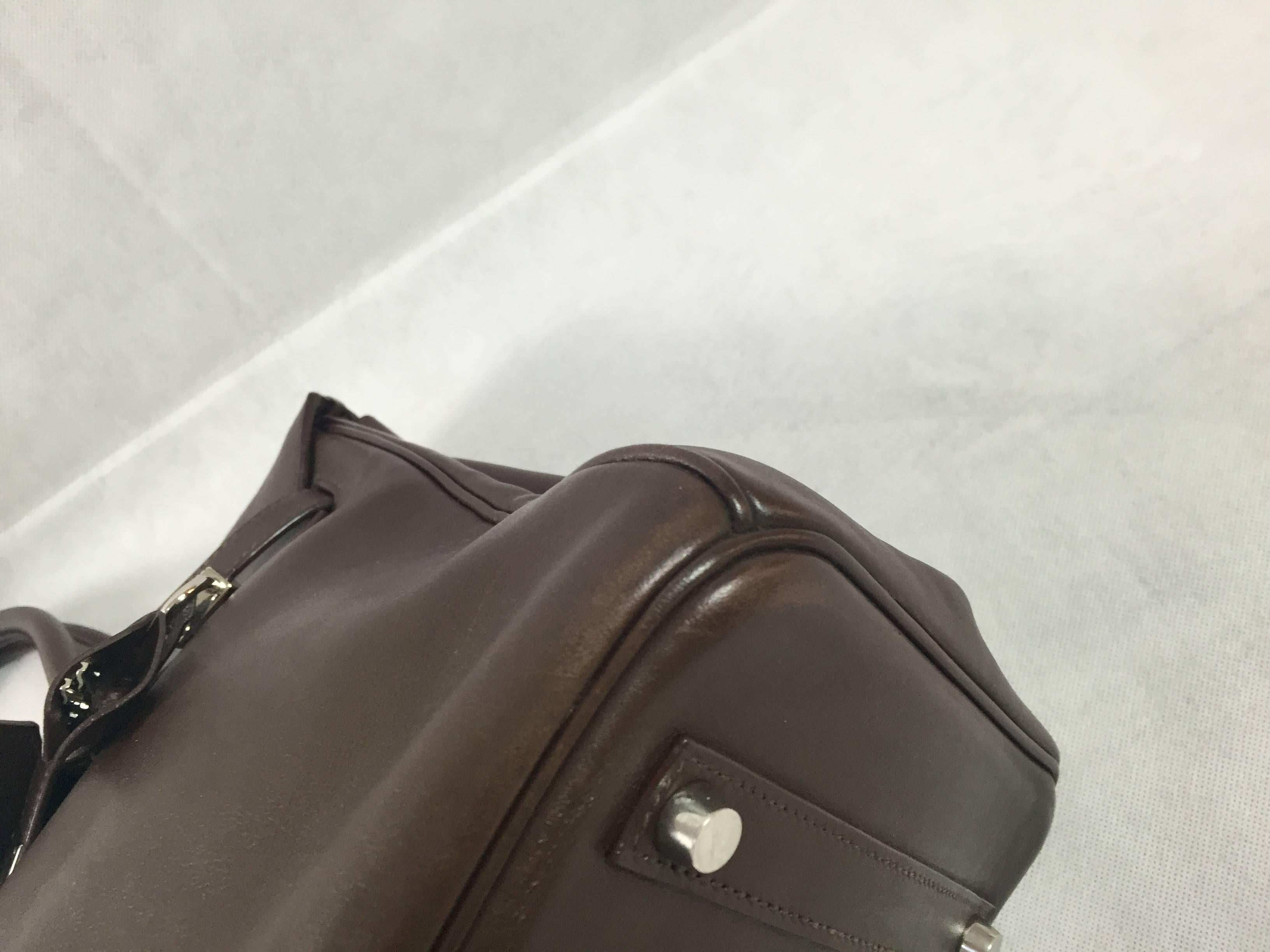Birkin 35 chocolate color In Good Condition In Castries, FR