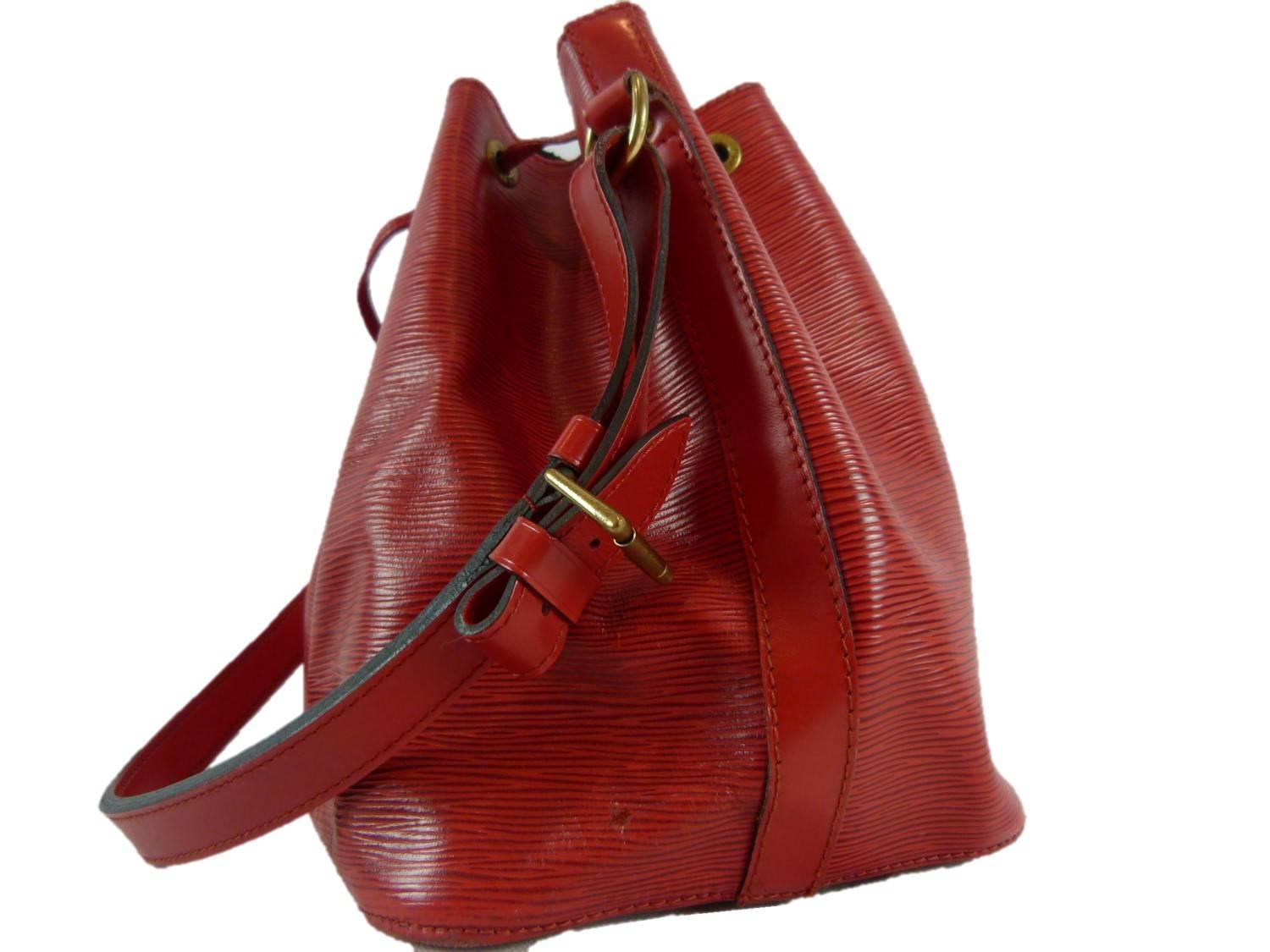 Brown Louis Vuitton Petit Noé Shoulder Bag