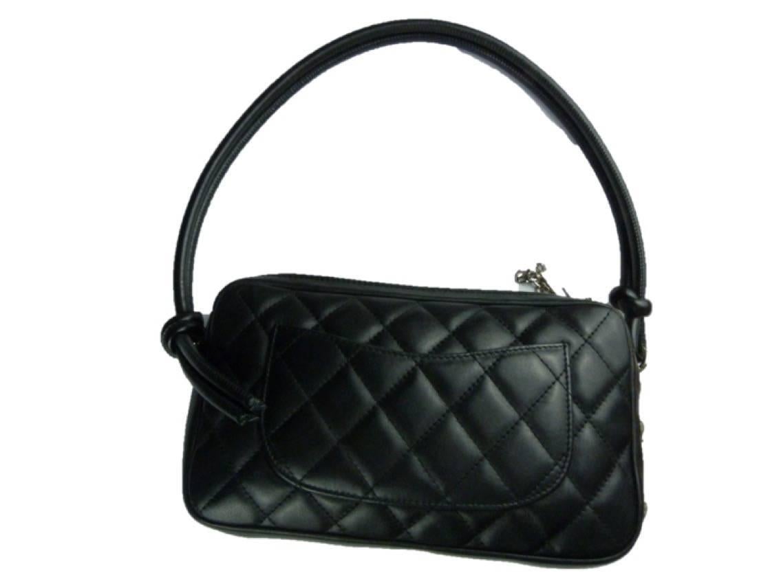 Women's Chanel Cambon Black Leather 