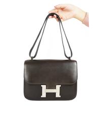 Constance Bag Hermès 23cm Dark Brown