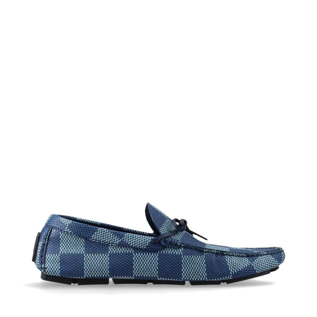 Louis Vuitton LV Driver Mokassin Schuhe Marine (Violett) im Angebot