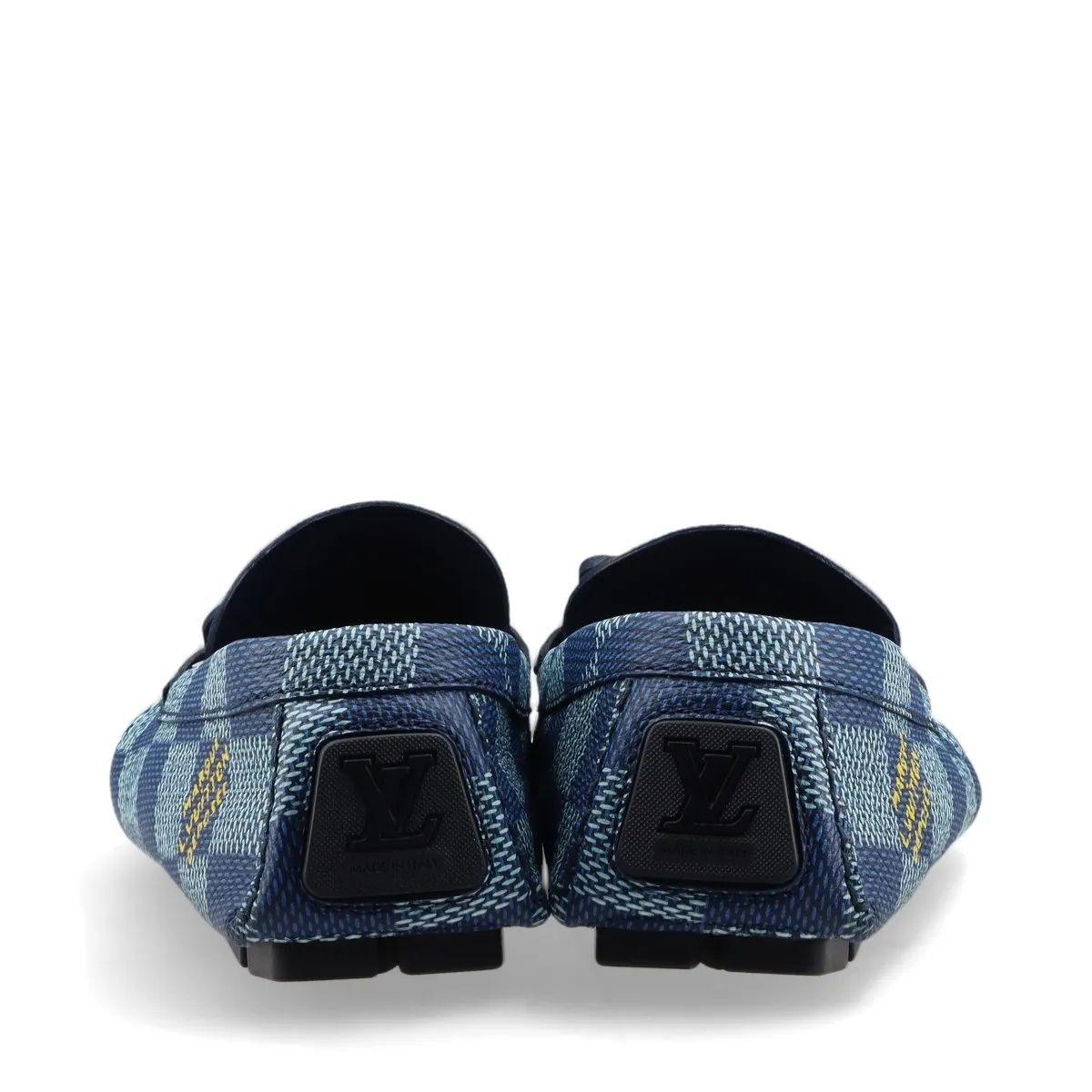 Louis Vuitton LV Driver Mokassin Schuhe Marine im Angebot 2