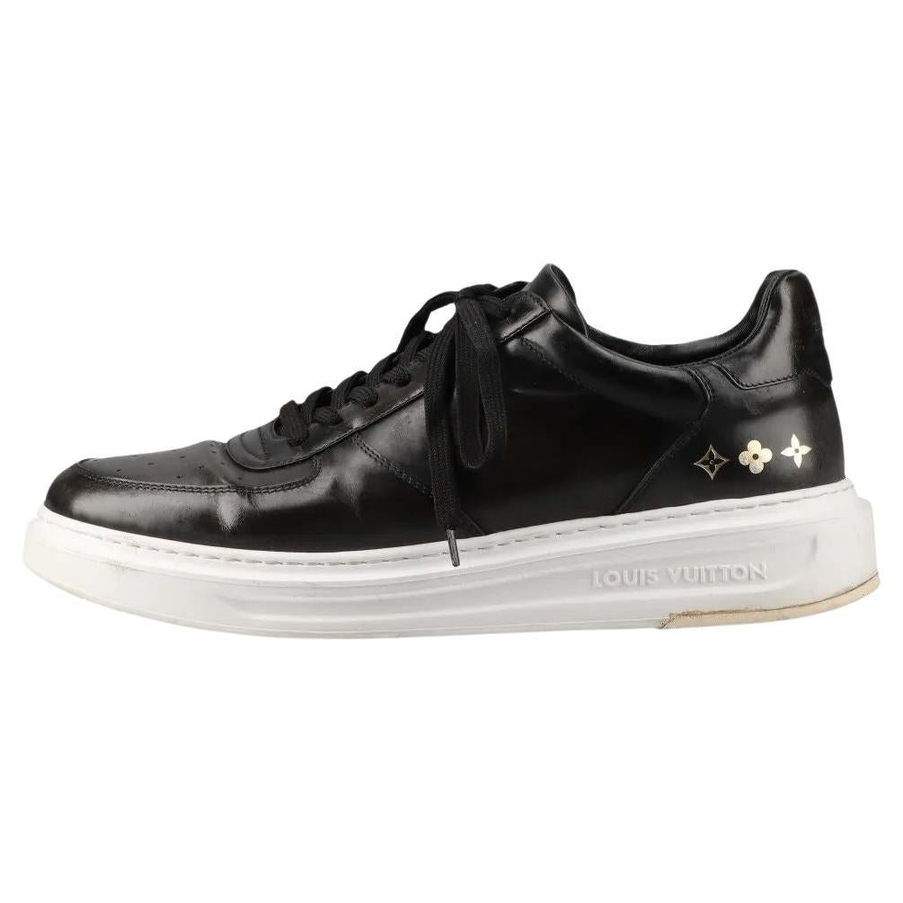 Louis Vuitton Monogram Beverly Hills Leather Sneakers Black