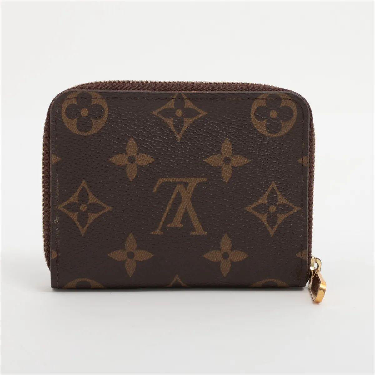 Grigio Portamonete Louis Vuitton Monogram Zippy in vendita