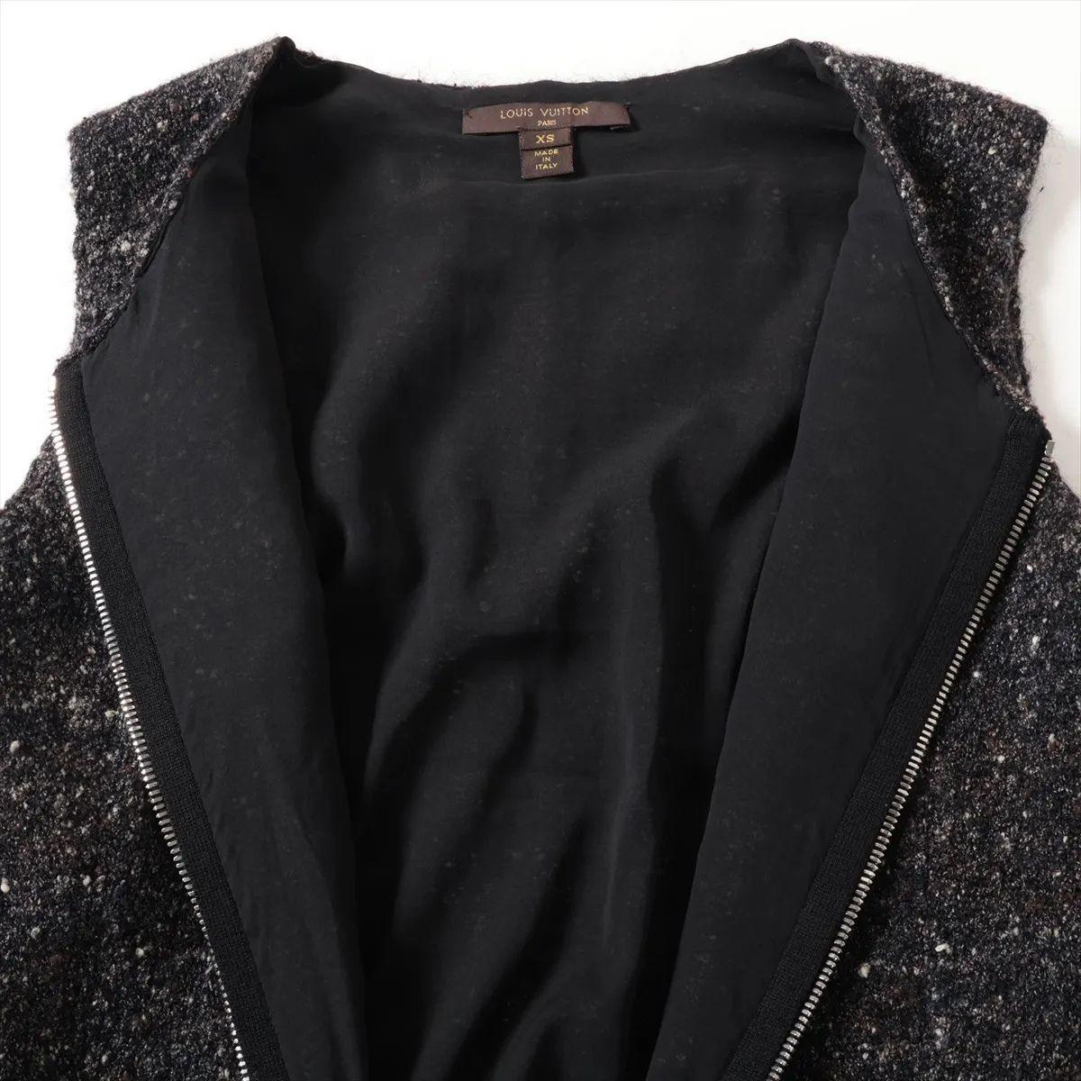Louis Vuitton - Robe en maille de soie - Noir en vente 1