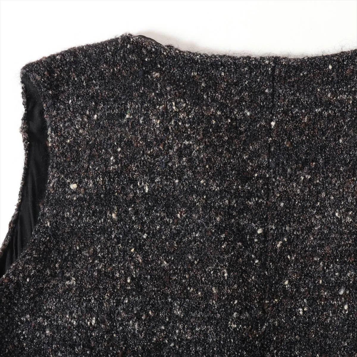 Louis Vuitton - Robe en maille de soie - Noir en vente 6