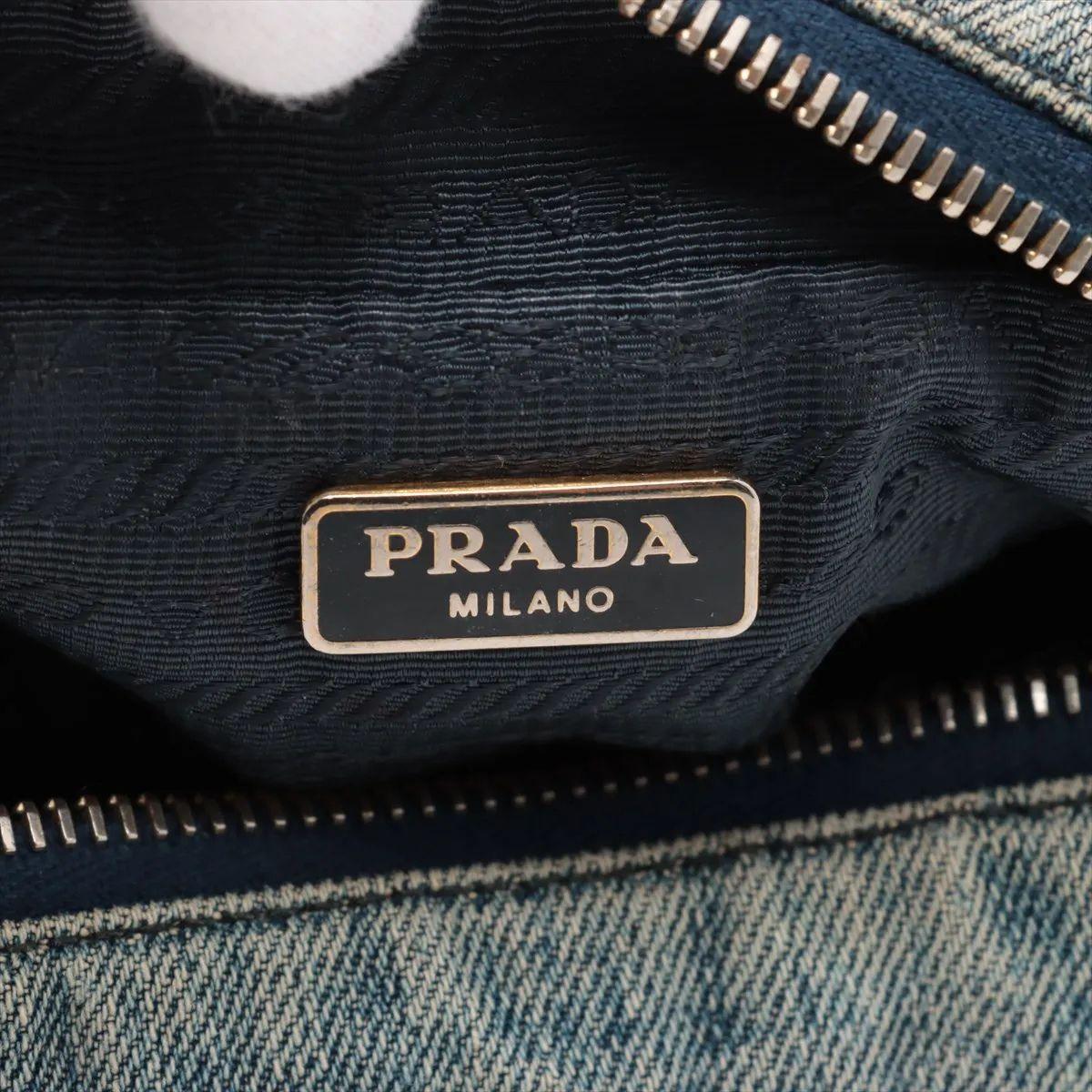 Bolsa vaquera Prada Azul en venta 1