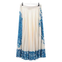 Gonna a pieghe Valentino Garavani Bluegrace Bouquet