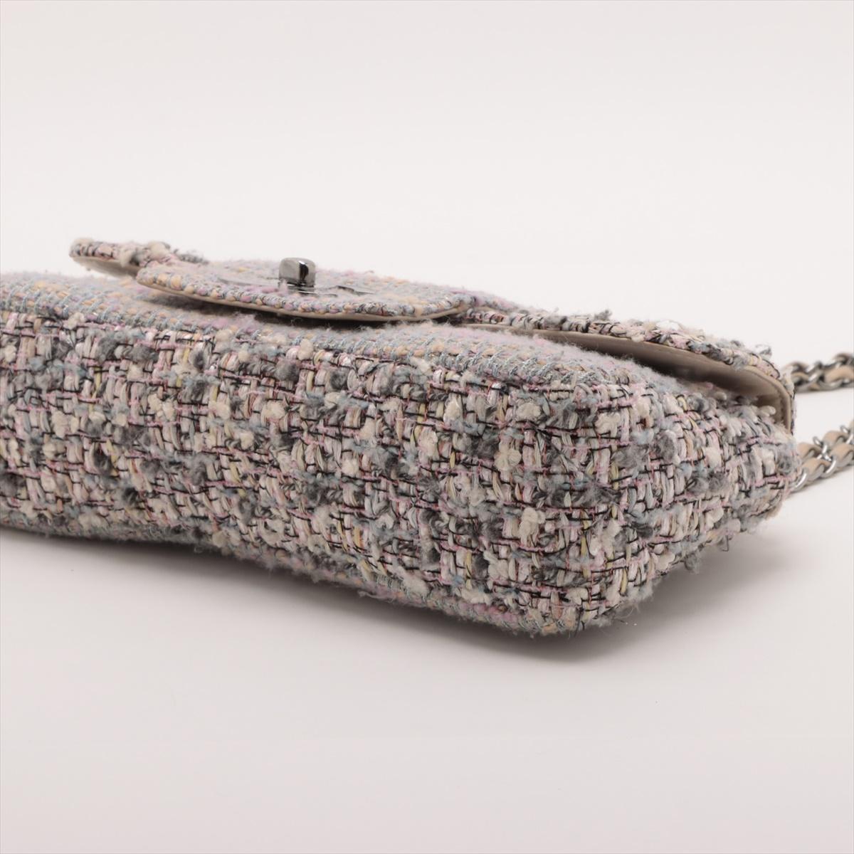 Chanel CC Logo Tweed Chain Shoulder Bag Gray * PREORDER * (commande préalable) Pour femmes en vente