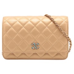 Chanel Multicolore CC Logo Matelasse Lambskin Chain Shoulder Bag Gold * PREORDER