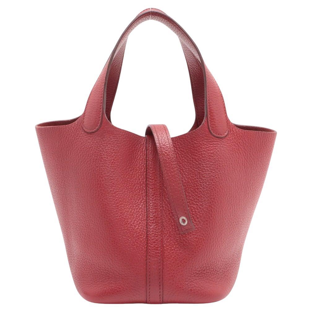 Hermès Picotin Lock 18 PM Taurillon Clemence Rouge Garance * PREORDER *