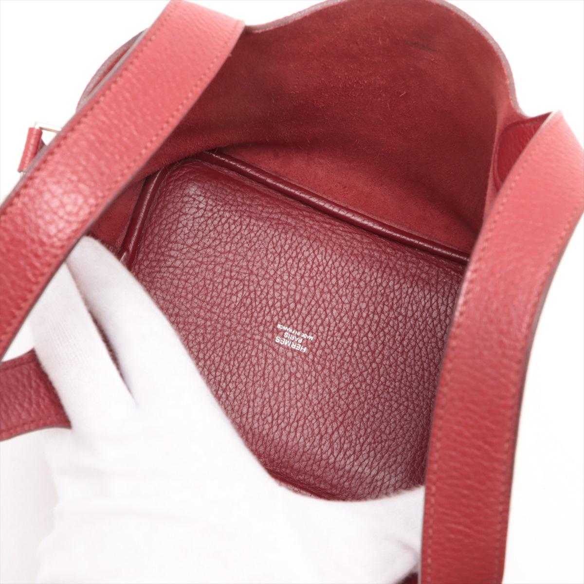 Hermès Picotin Lock 18 PM Taurillon Clemence Rouge Garance * PREORDER * en vente 4