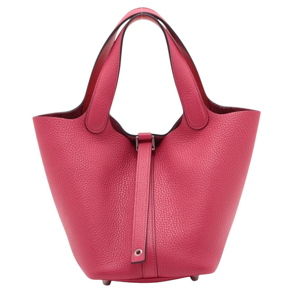 Hermès Picotin Lock 18 PM Taurillon Clemence Rose Mexico * PREORDER * im Angebot