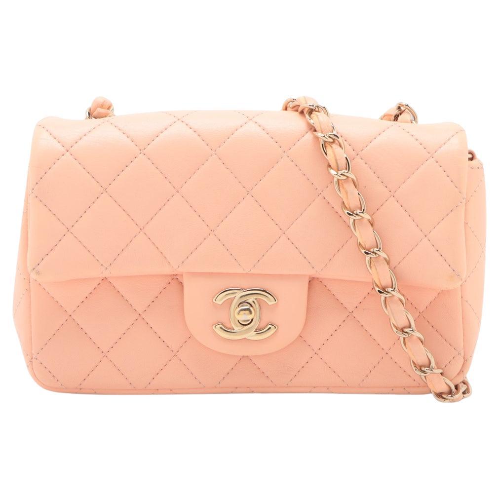 Chanel CC Logo Mini Matelasse 20 Lambskin Single Flap Single ChainBag *PREORDER* (commande préalable)