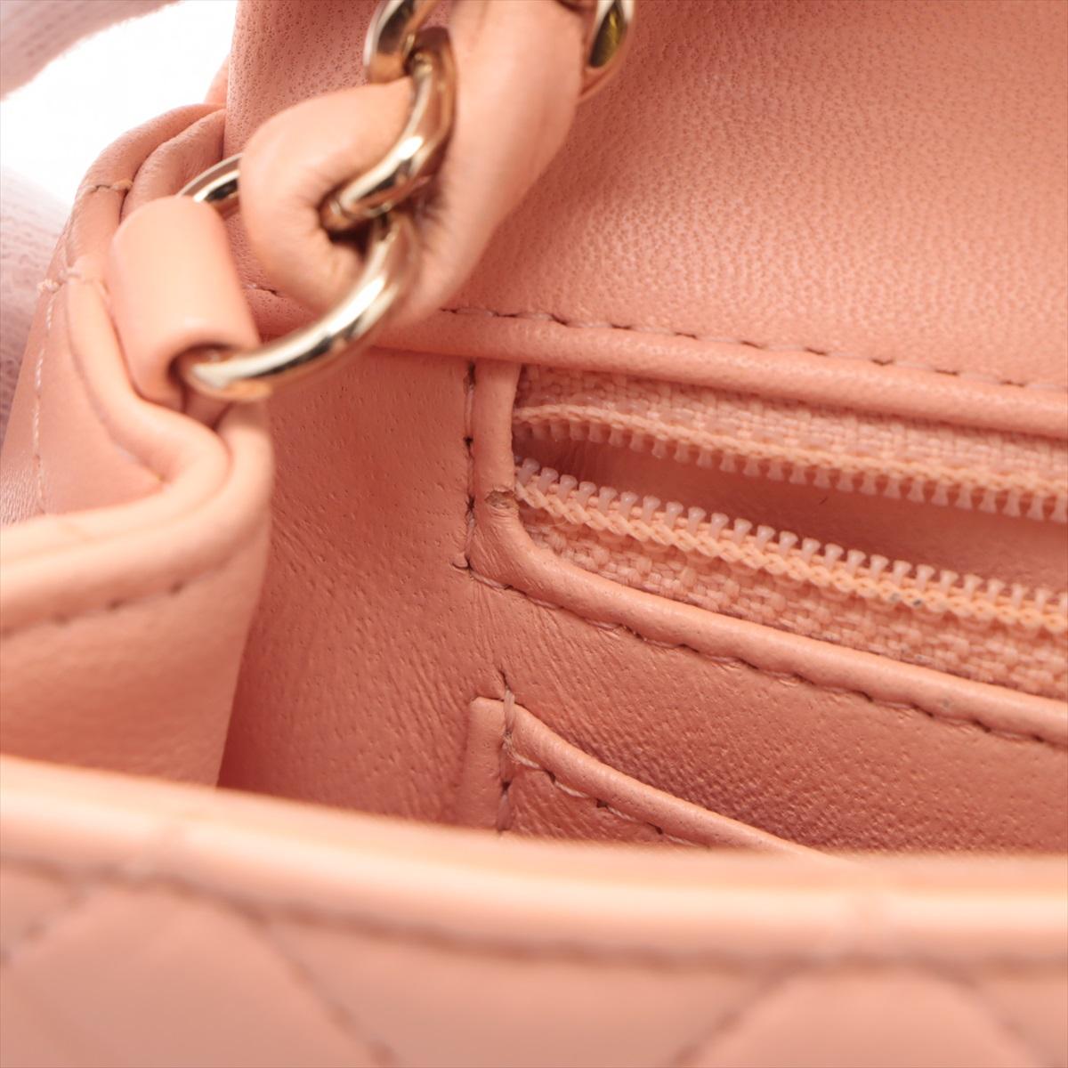 Chanel CC Logo Mini Matelasse 20 Lambskin Single Flap Single ChainBag *PREORDER* (commande préalable) en vente 8