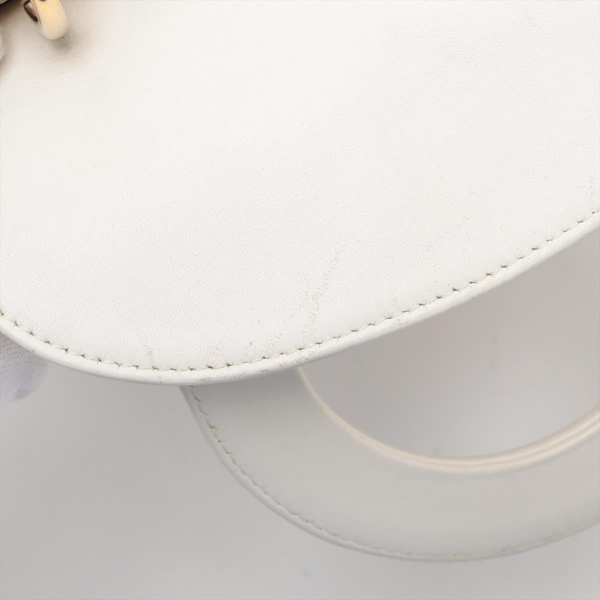 Christian Dior Sac à main en cuir Cannage My Lady White * PRECOURS * en vente 11