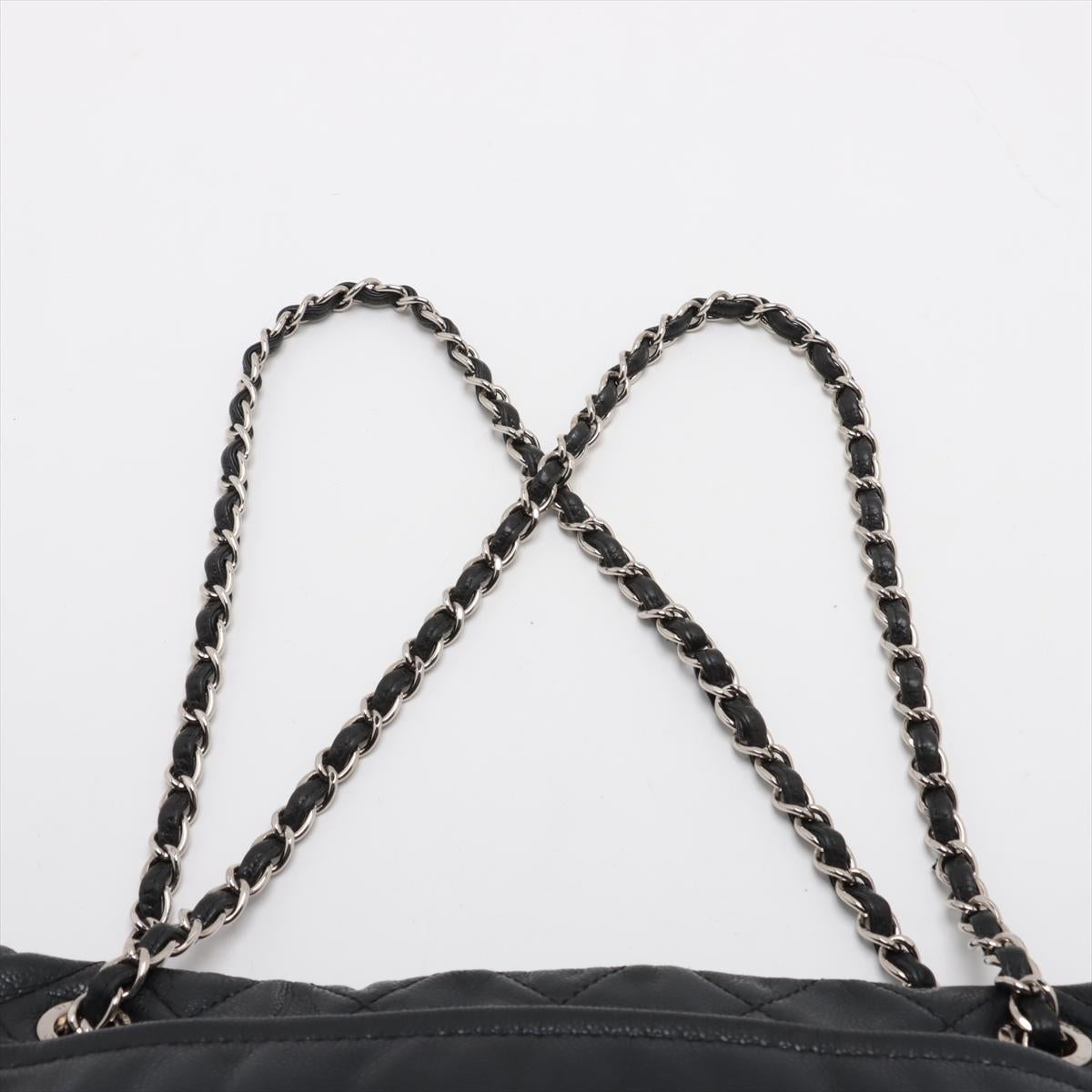 Chanel CC Logo Matelasse Caviar Skin Chain Tote Bag Black * PREORDER * en vente 3