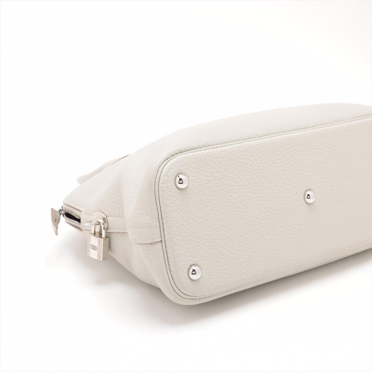 Hermes Bolide 31 Taurillon Clemence Shoulder Bag Pearl Gray * PREORDER * en vente 1