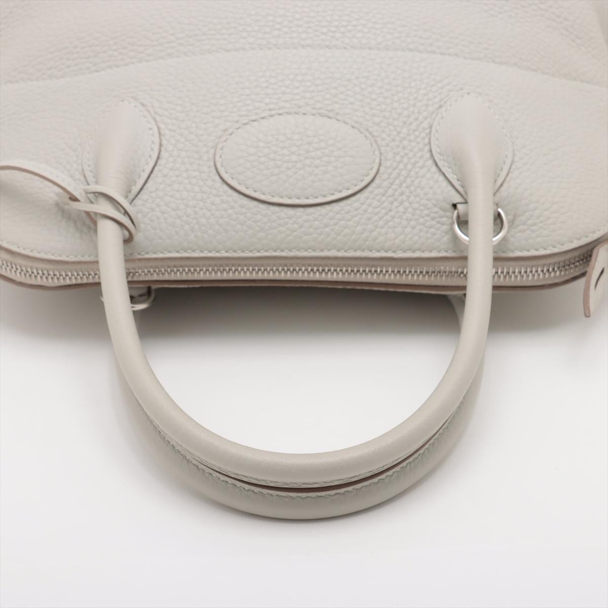 Hermes Bolide 31 Taurillon Clemence Shoulder Bag Pearl Gray * PREORDER * en vente 2