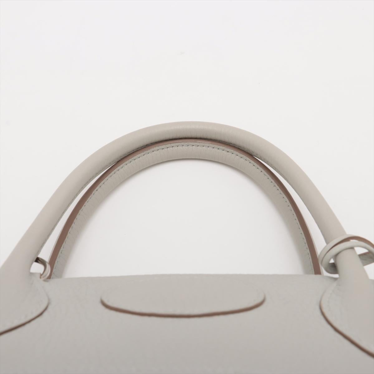 Hermes Bolide 31 Taurillon Clemence Shoulder Bag Pearl Gray * PREORDER * en vente 3