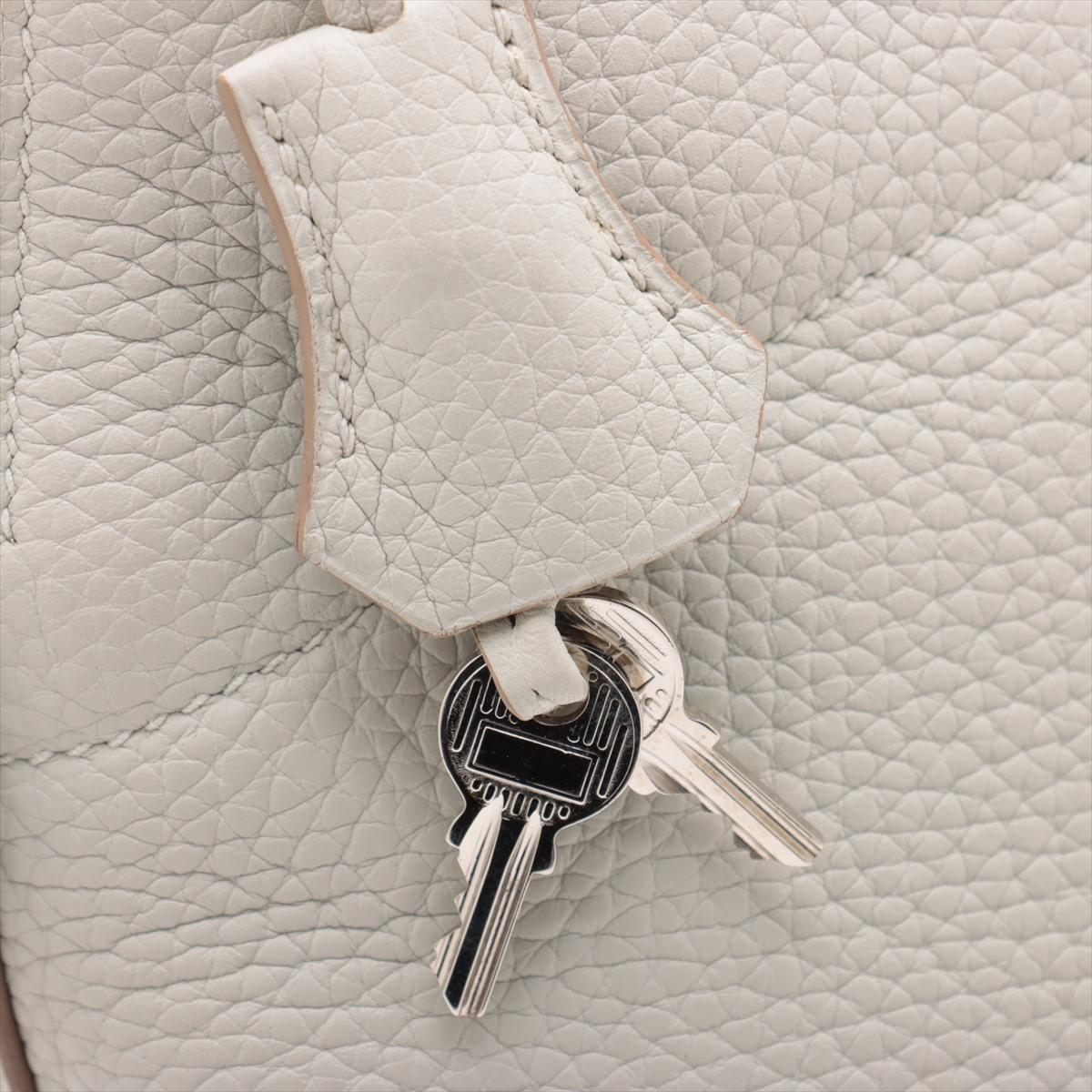 Hermes Bolide 31 Taurillon Clemence Shoulder Bag Pearl Gray * PREORDER * en vente 12