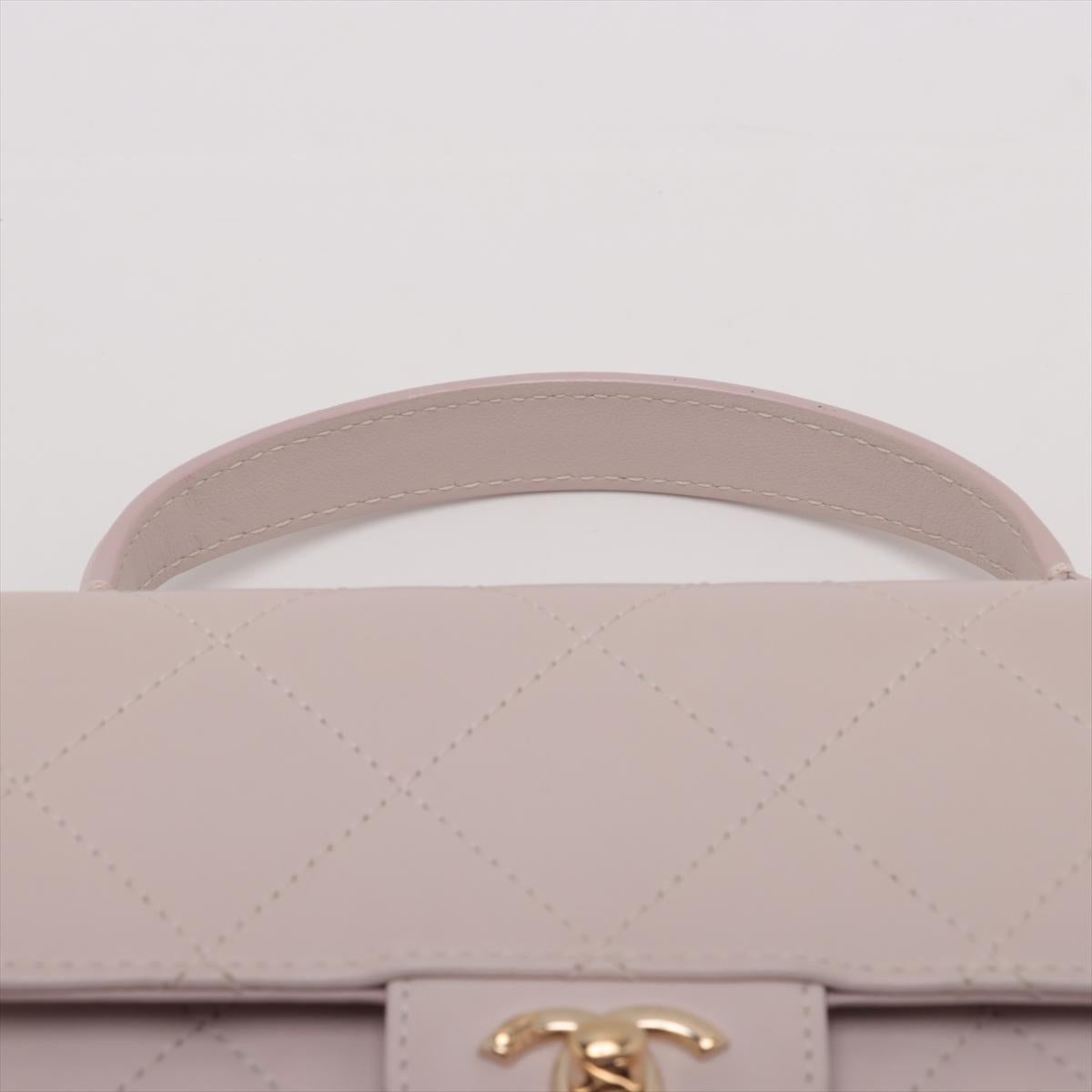 Chanel CC Logo Matelasse Lammfell Two-Way Chain Umhängetasche Rosa * PREORDER * im Angebot 3