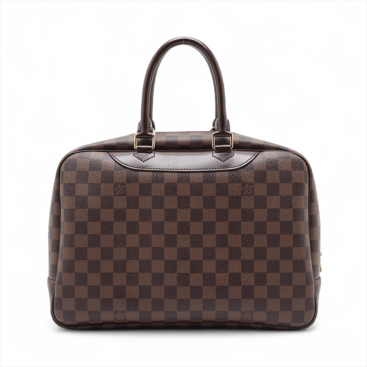 Noir Louis Vuitton Damier Ebene Deauville Sac à main * PRECOURS * en vente