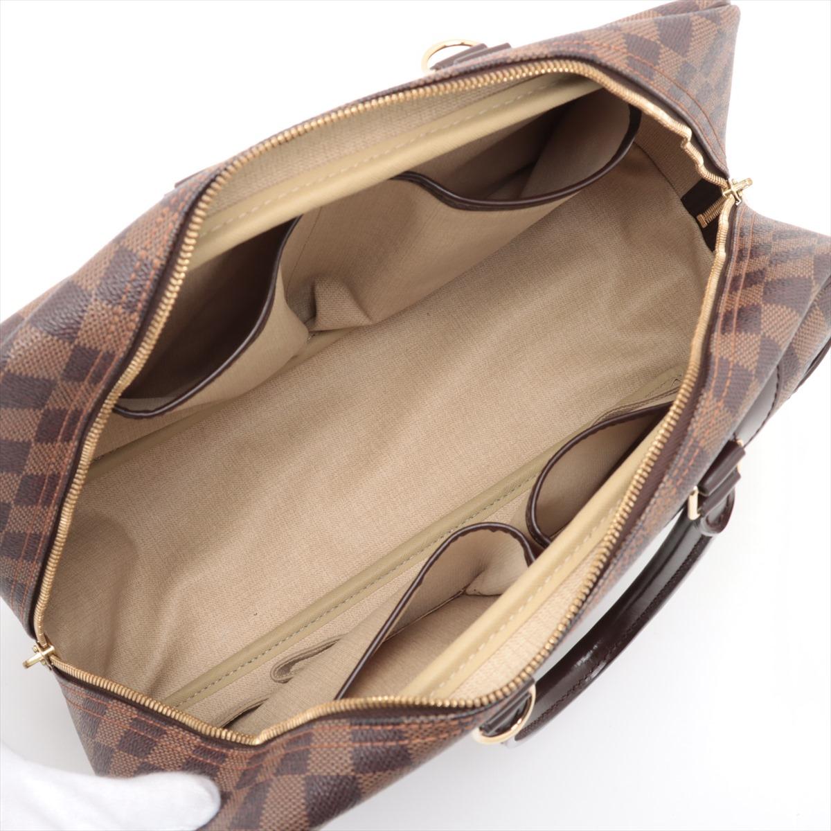 Louis Vuitton Damier Ebene Deauville Sac à main * PRECOURS * en vente 4