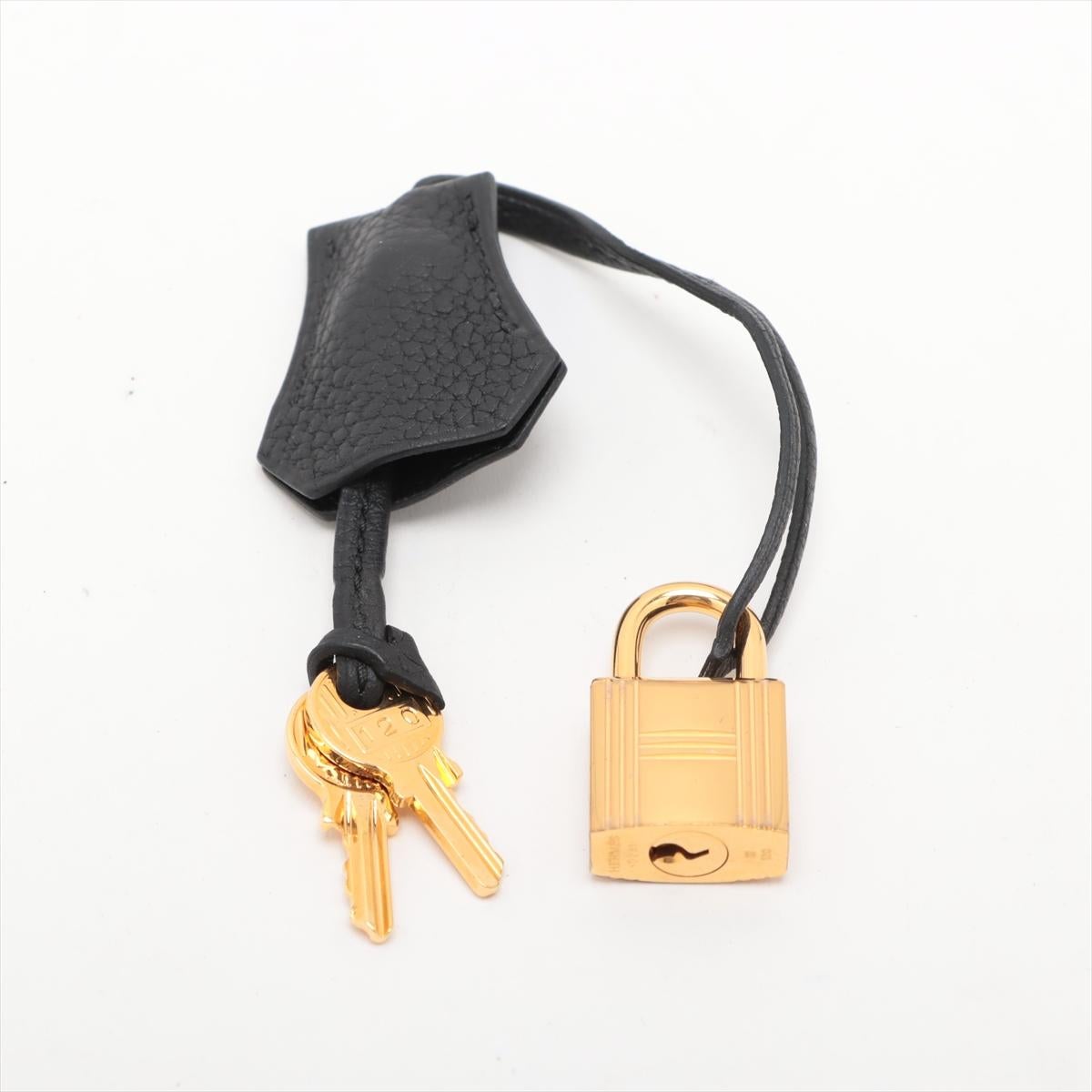 Hermes Kelly 25 Taurillon Clemence Shoulder Bag Black * PREORDER * en vente 14