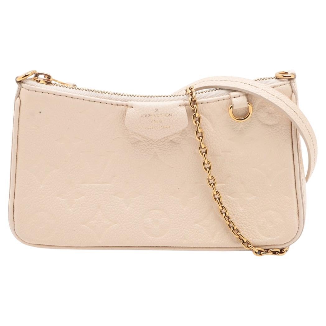 Louis Vuitton Monogram Empreinte Easy Pouch On Strap Creme * PREORDER * in vendita