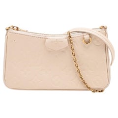Louis Vuitton Monogram Empreinte Easy Pouch On Strap Creme * PREORDER *