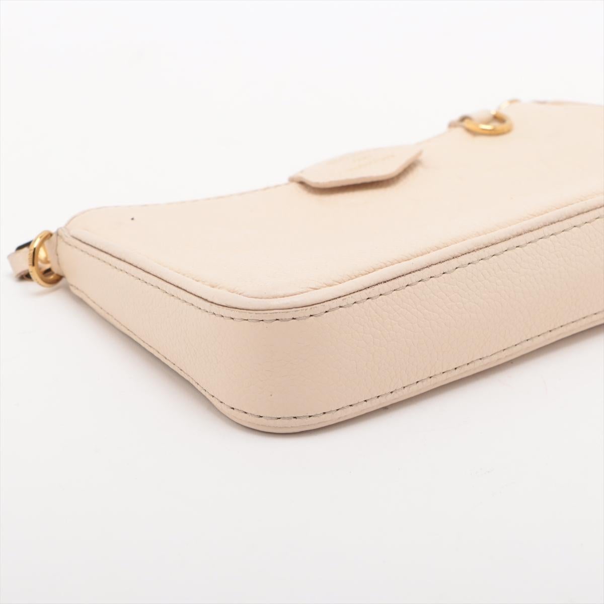 Louis Vuitton Monogram Empreinte Easy Pouch On Strap Creme * PREORDER * in vendita 1