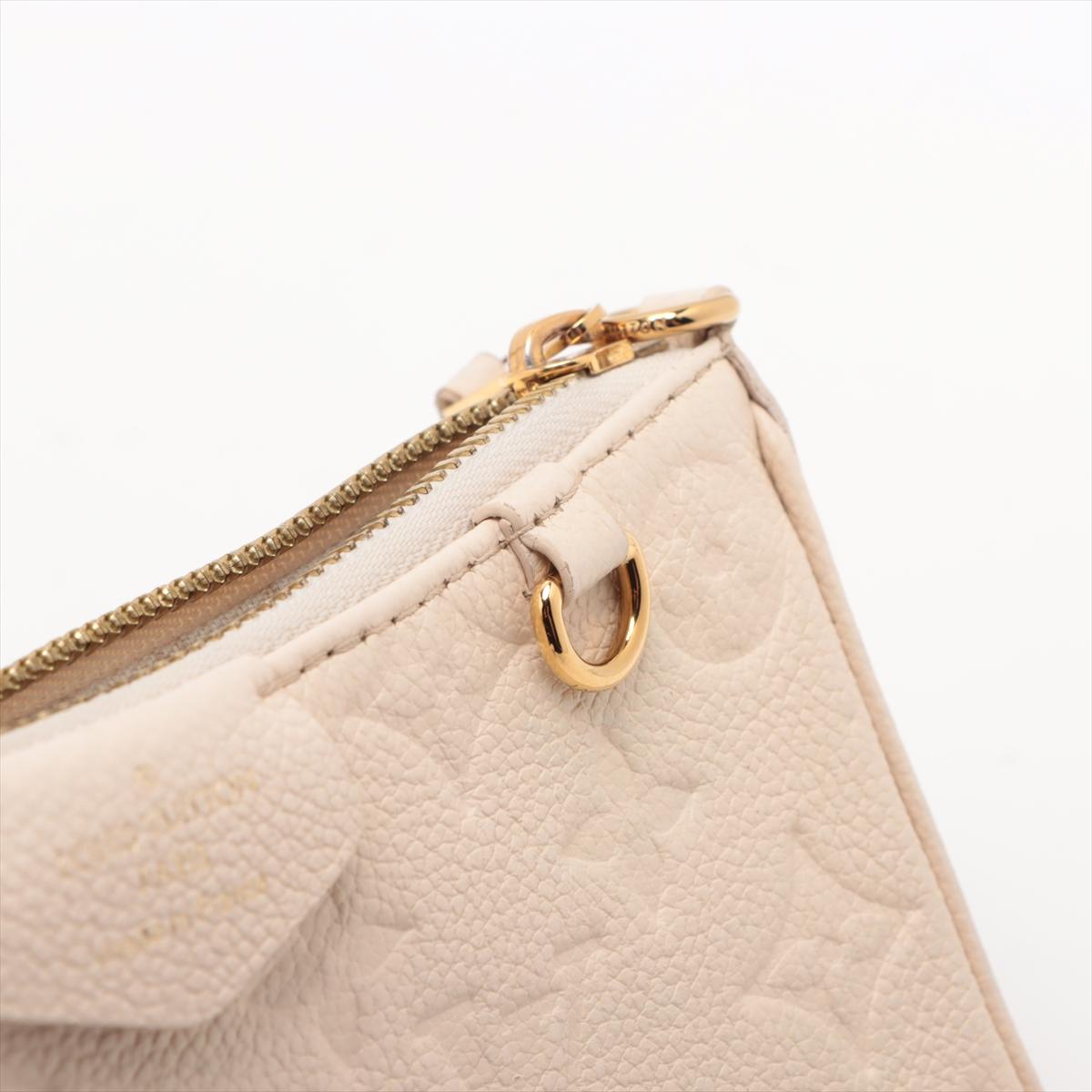 Louis Vuitton Monogram Empreinte Easy Pouch On Strap Creme * PREORDER * in vendita 7