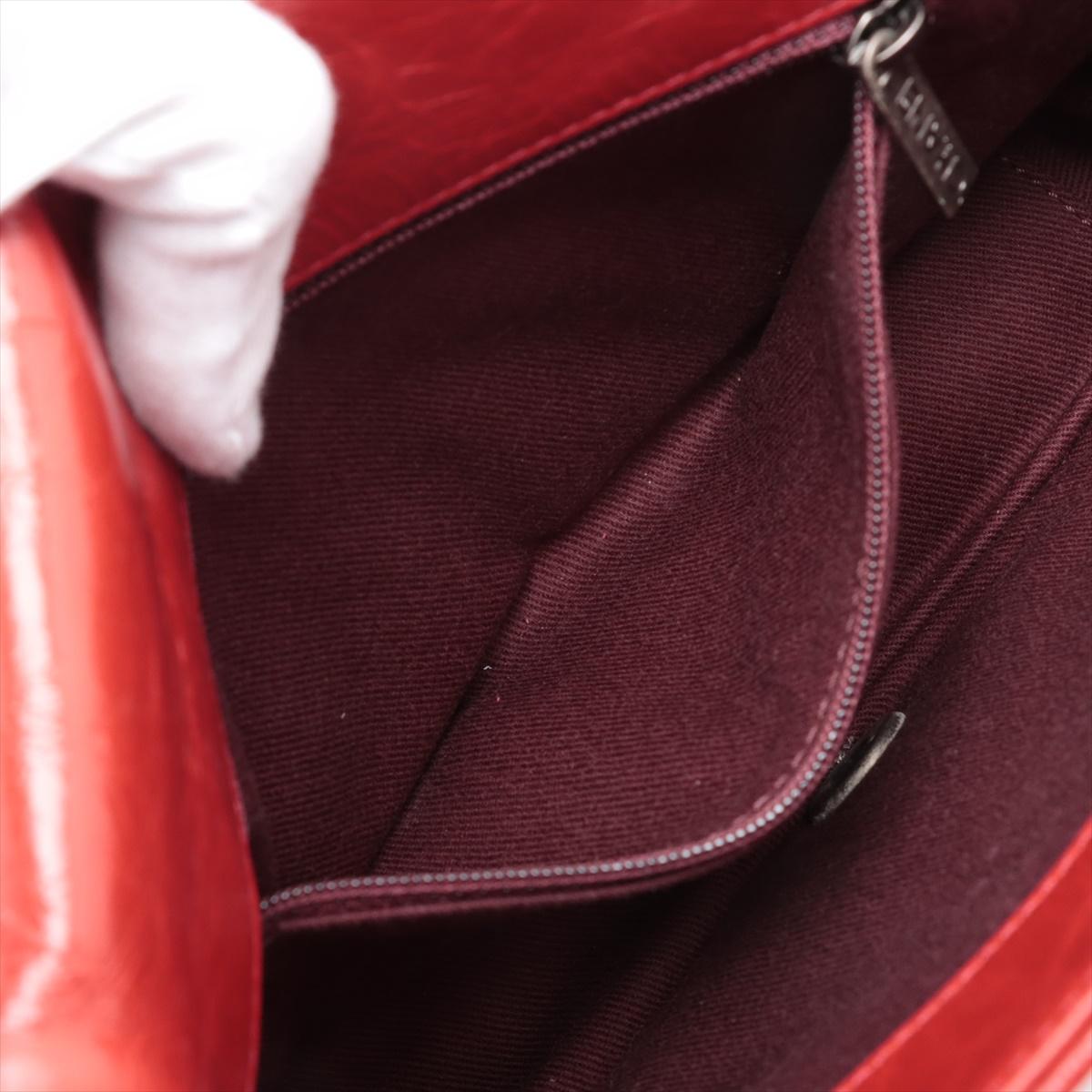 Chanel Vintage CC Logo Matelasse Kalb Kette um Umhängetasche Rot * PREORDER * im Angebot 6