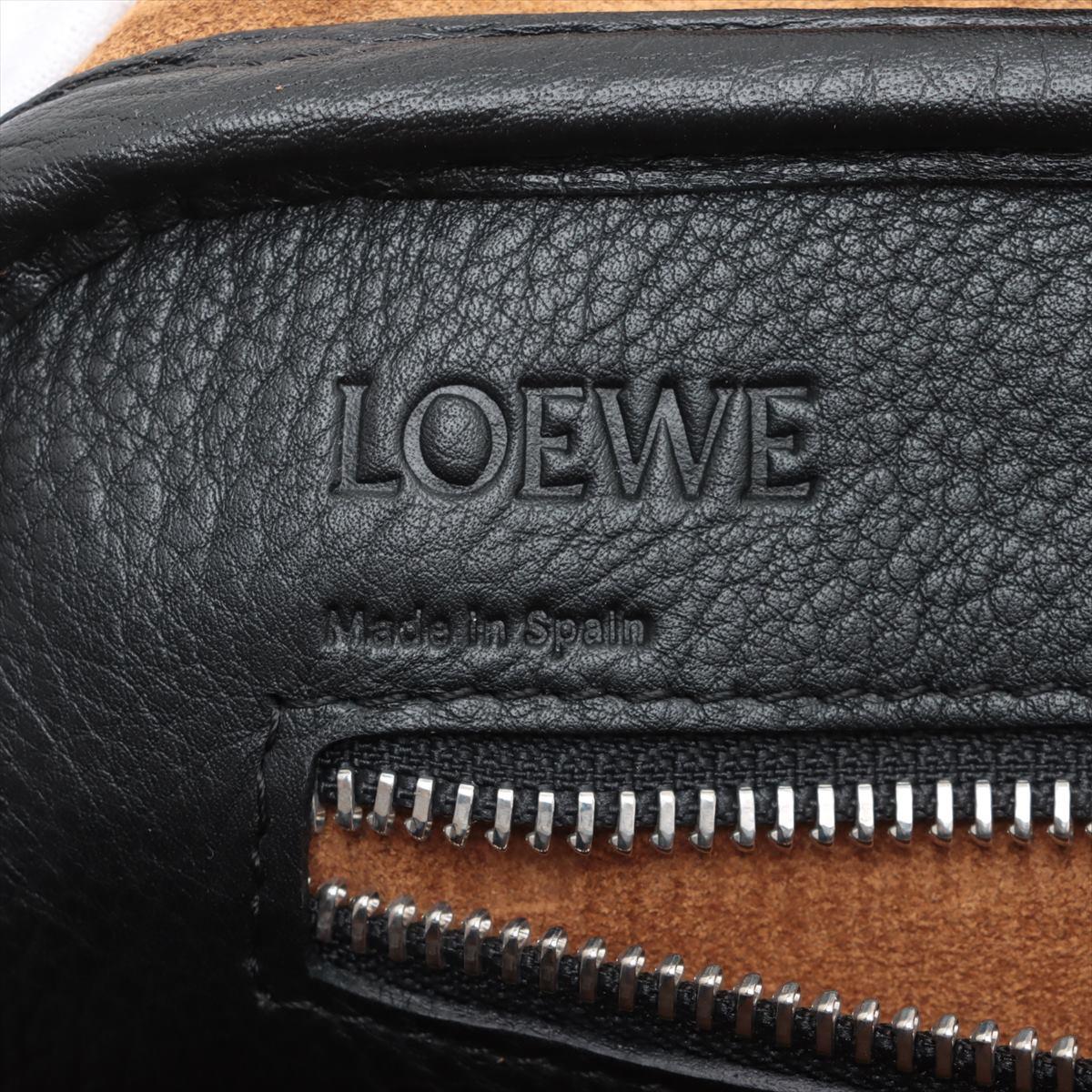 Loewe Anagram Monogram Amazona 75 Sac à main en cuir noir * PRÉCOMPAGNER * en vente 6
