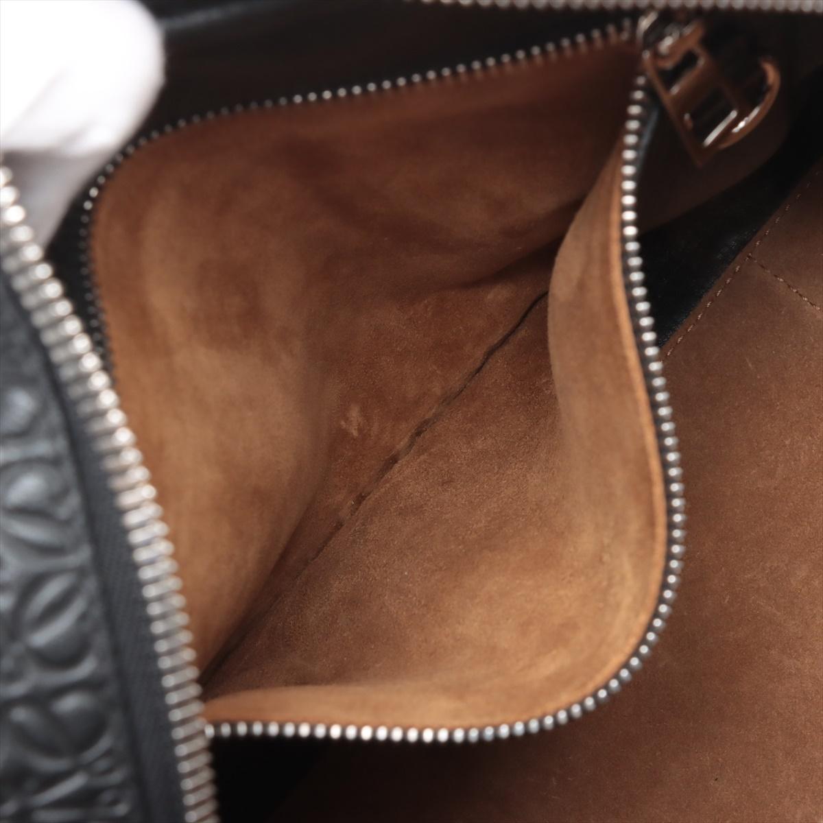 Loewe Anagram Monogram Amazona 75 Sac à main en cuir noir * PRÉCOMPAGNER * en vente 5