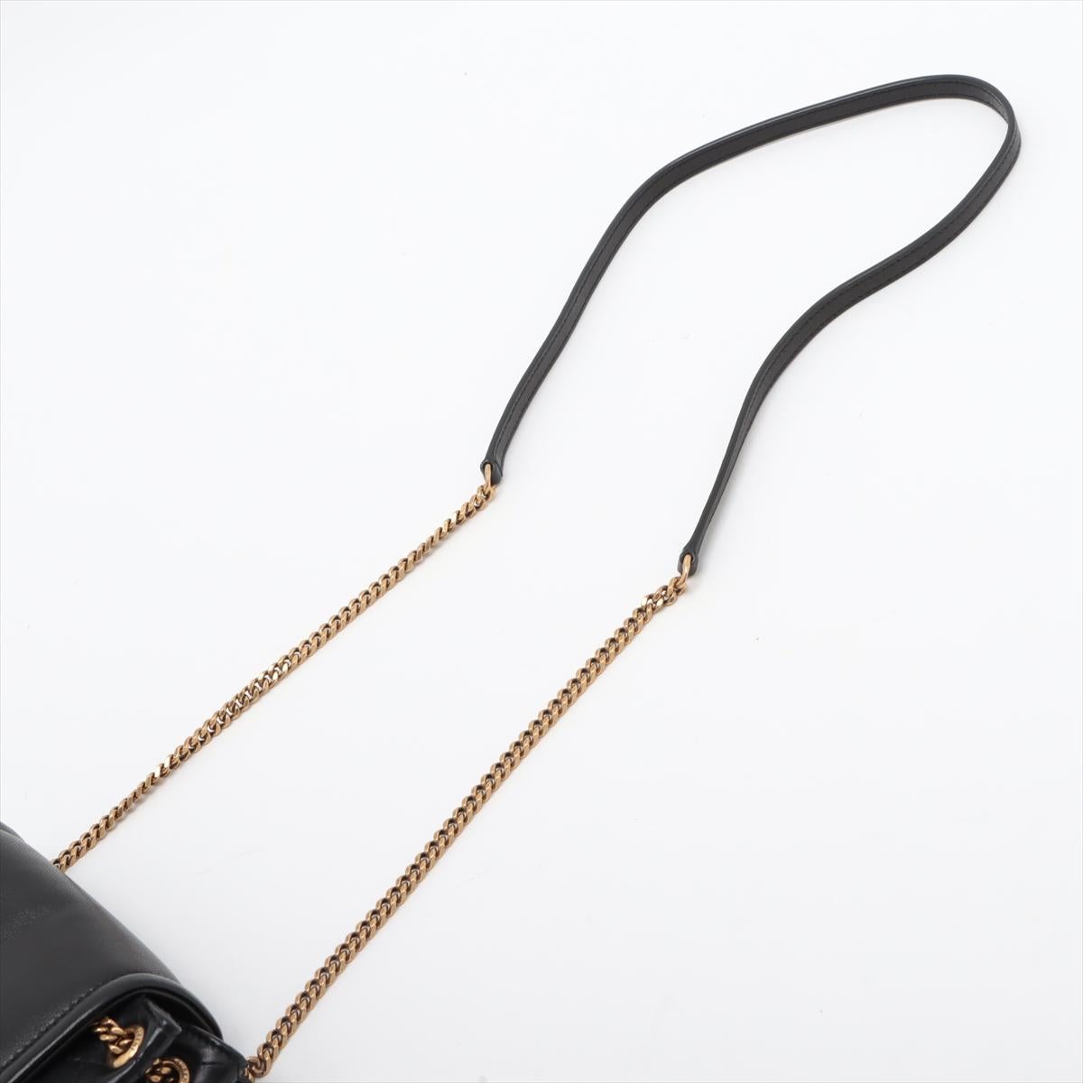 Saint Laurent Paris Mini Nolita Leder Kette Umhängetasche Schwarz * PREORDER * im Angebot 3
