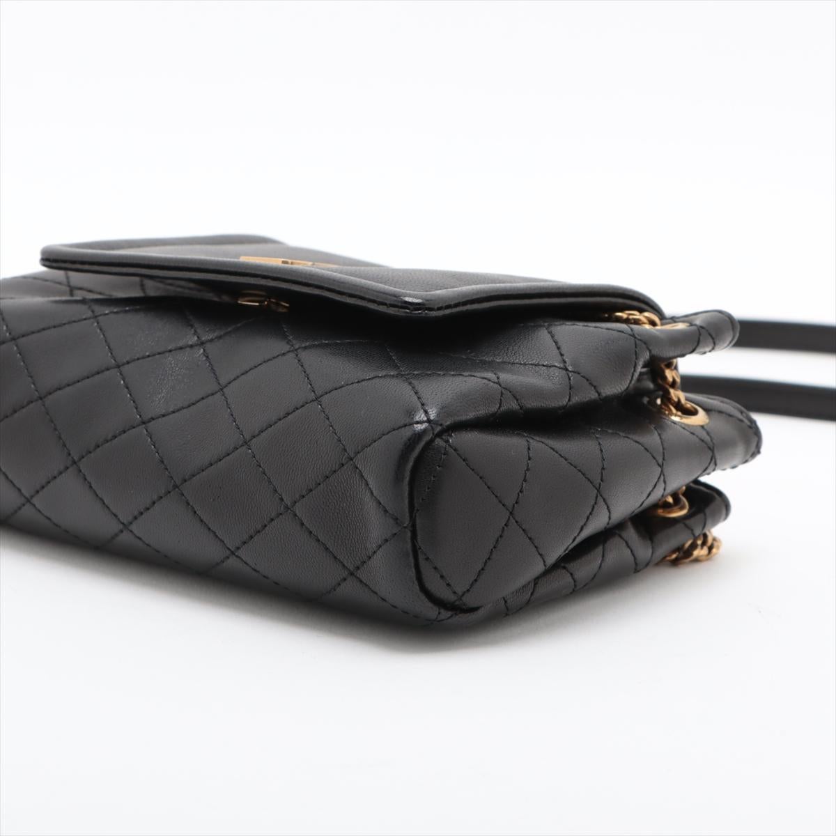 Saint Laurent Paris Mini Nolita Leder Kette Umhängetasche Schwarz * PREORDER * im Angebot 1