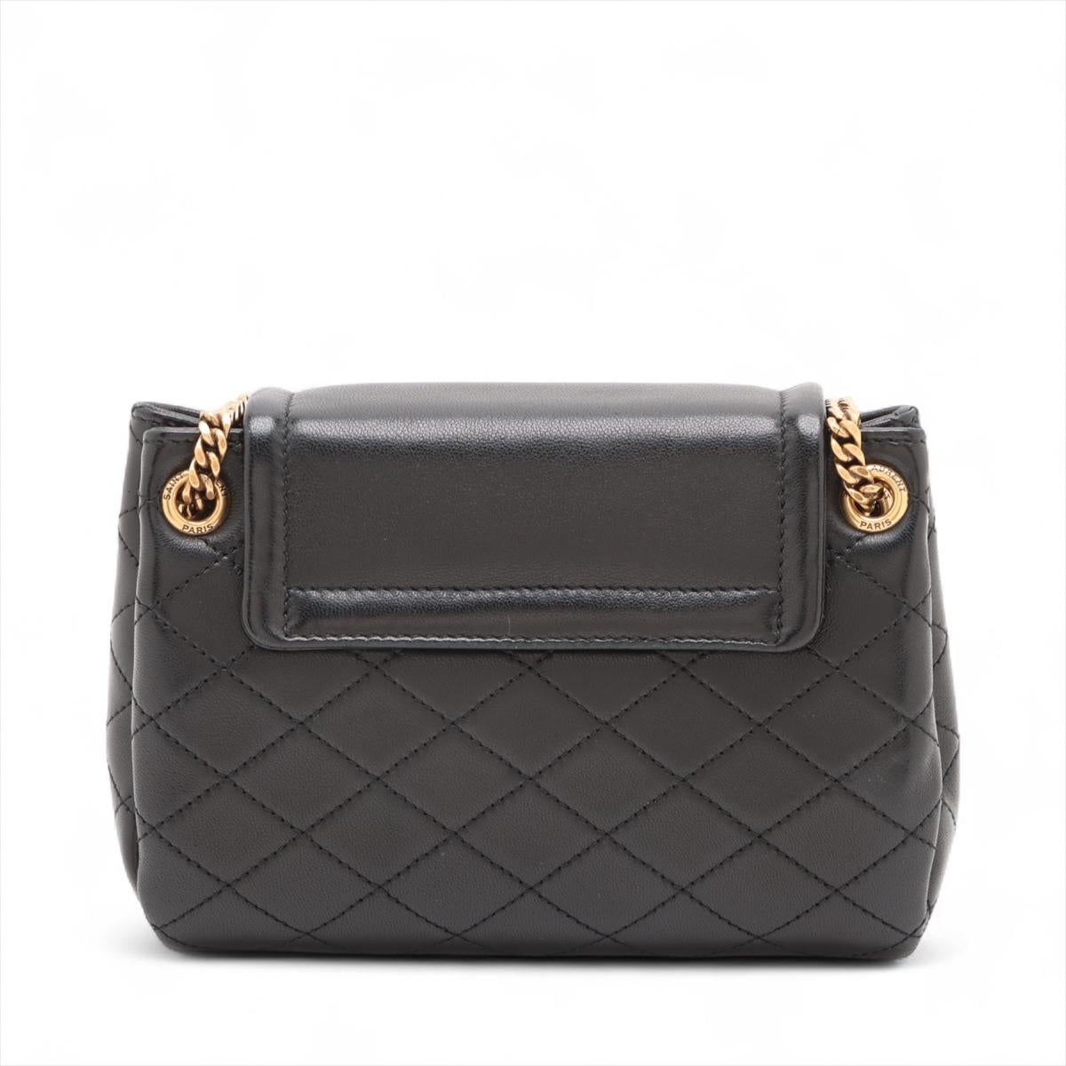 Saint Laurent Paris Mini Nolita Leder Kette Umhängetasche Schwarz * PREORDER * Damen im Angebot