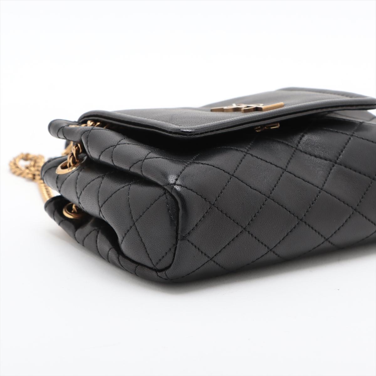 Saint Laurent Paris Mini Nolita Leder Kette Umhängetasche Schwarz * PREORDER * im Angebot 2
